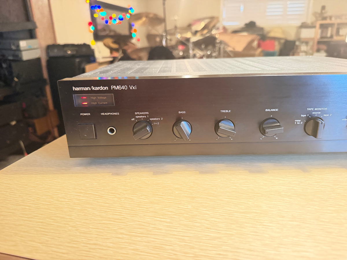 Legendary & RARE Harman/Kardon PM640 Vxi Amplifier ~ Powerful 80s Beast Serviced