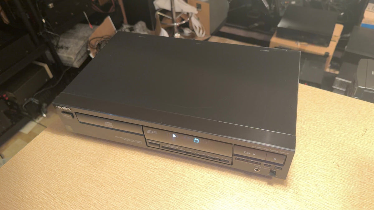 Vintage Sony CDP-291 Compact Disc CD Player and DAC Tested Works Classic Sound🎶