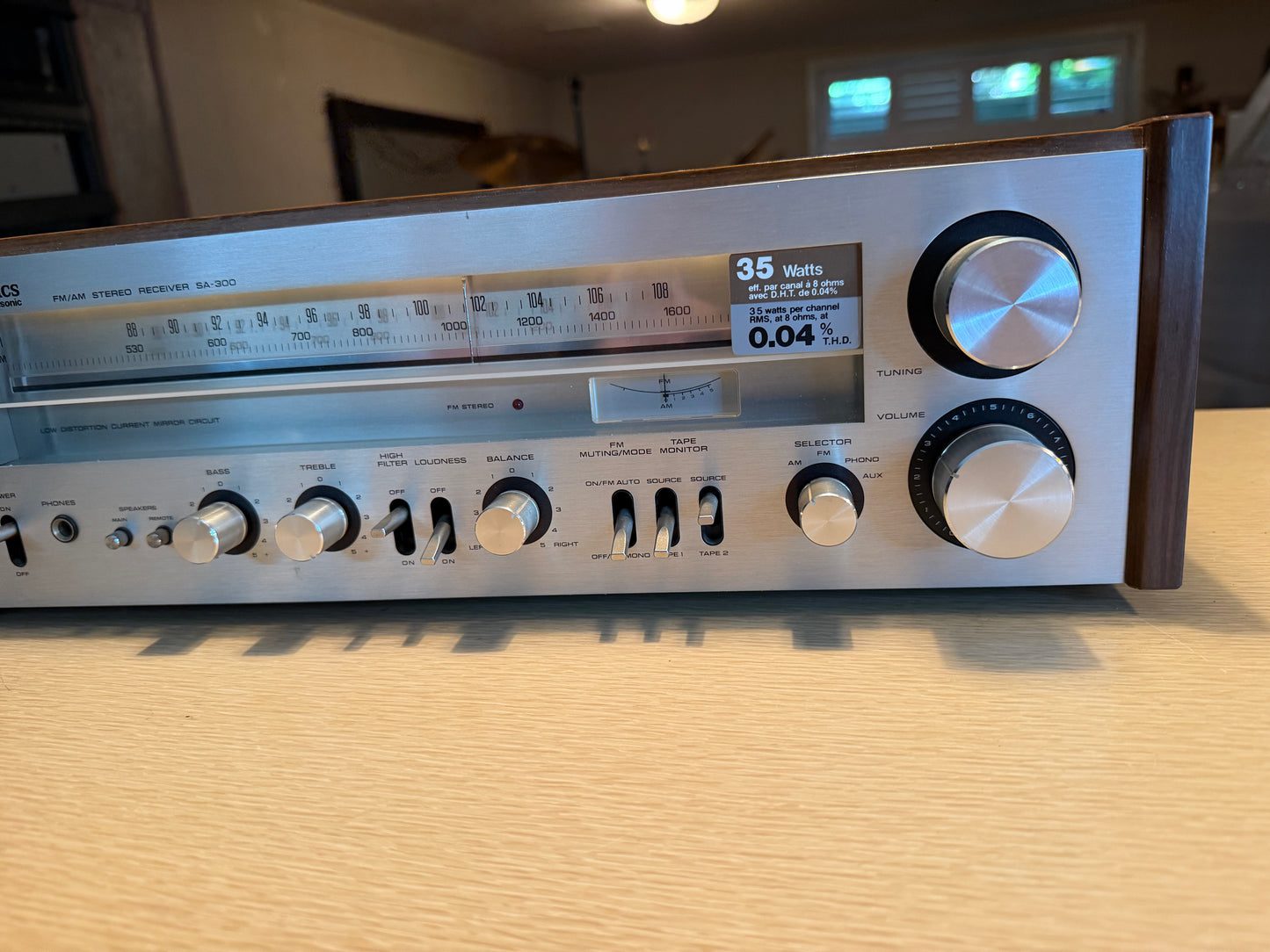 Technics SA-300 Am/Fm Stereo Receiver Amplifier  Freshly Serviced Near Mint 🎶🔥