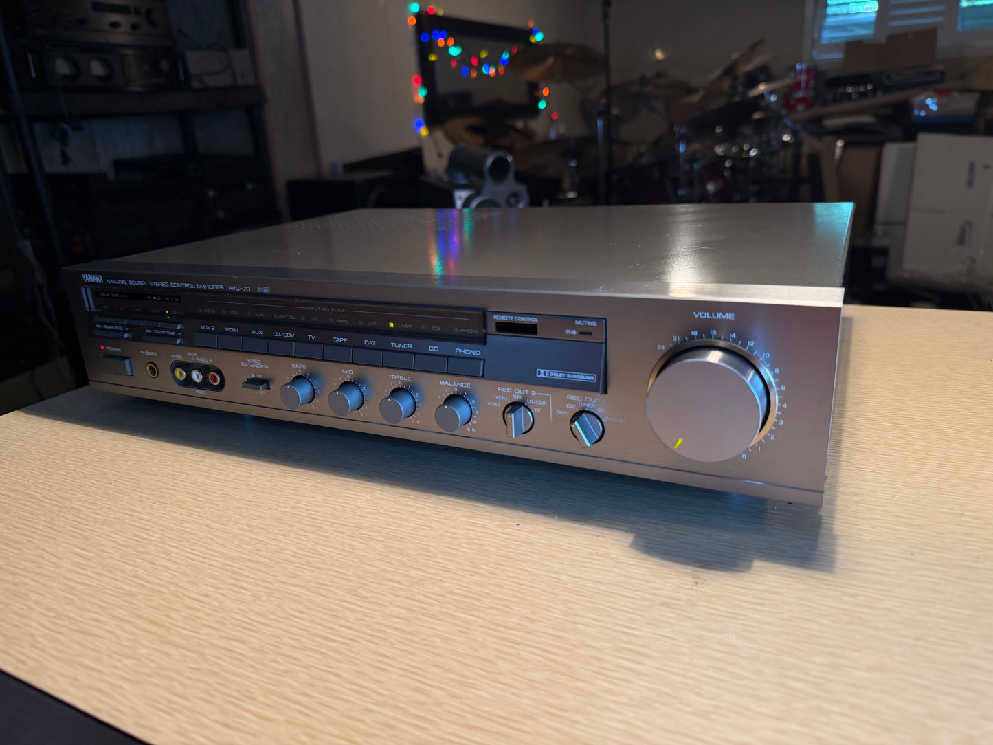 Yamaha AVC-70 Pre-Amp With Remote Control Excellent FRESHLY Serviced High End🎶