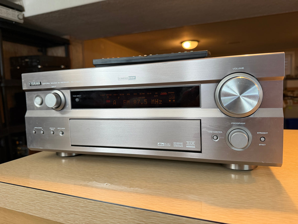 Yamaha RX-V1500 AV receiver 7.1 ch 120WPC Fresh Service Near Mint Remote Bundle!