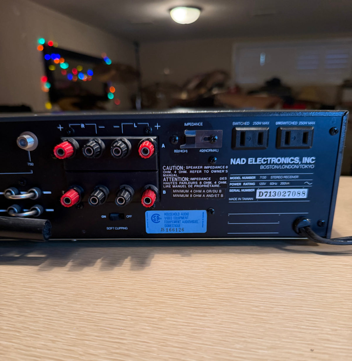 NAD 7130 Integrated Receiver Amplifier / Tuner AM / FM Fresh Service *READ*