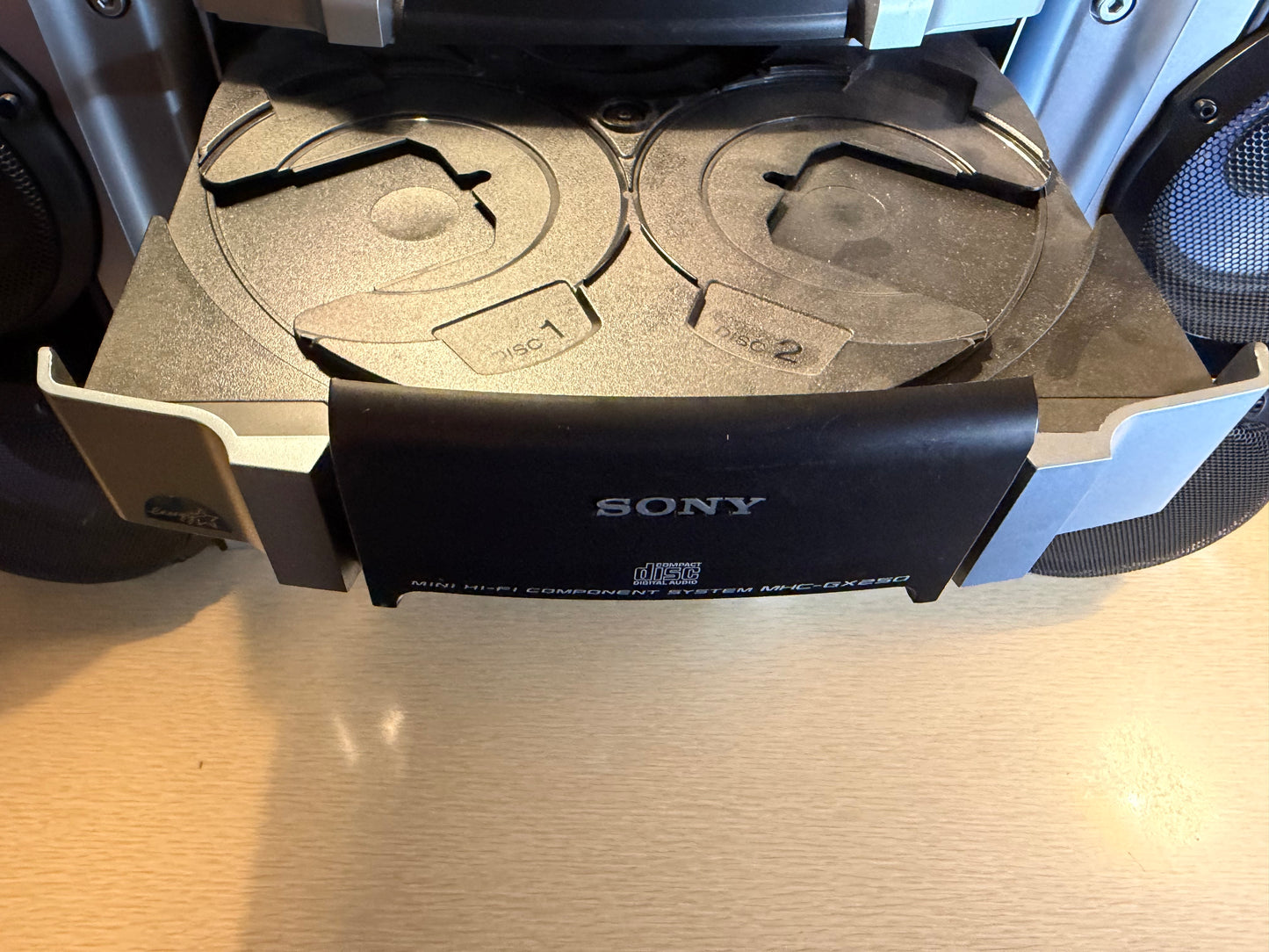Sony MHC-GX250 Mini Hi-Fi Shelf Stereo System Radio CD Changer EVERYTHING WORKS!
