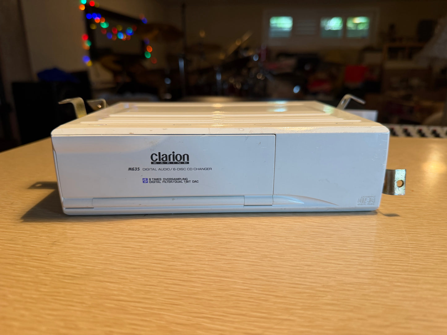 Vintage Clarion Marine 6 Disc CD Changer M635 X Rare Boat Cd Player Tested⛵️🛥️