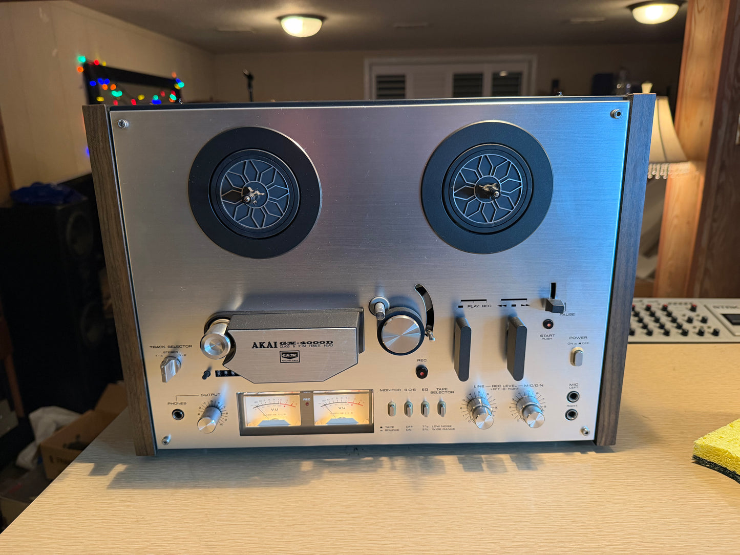 AKAI GX-4000D Reel to Reel Tape Recorder Full Fresh Service Excellent Condition!