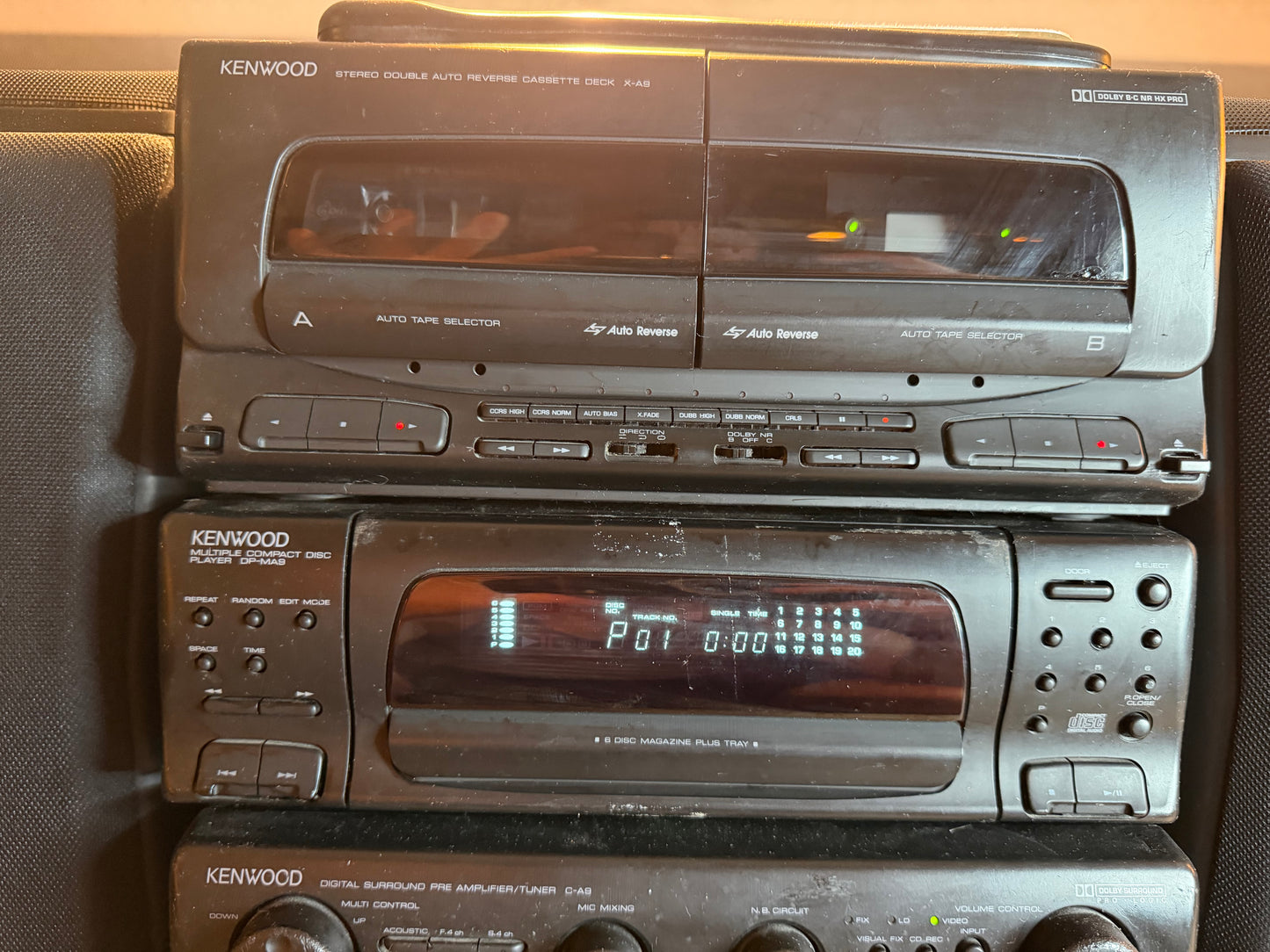 Kenwood XA9 Deck DPMA9 CDP C-9 Preamp B-A9 Amplifier LS-A9 Speakers Fully Works!