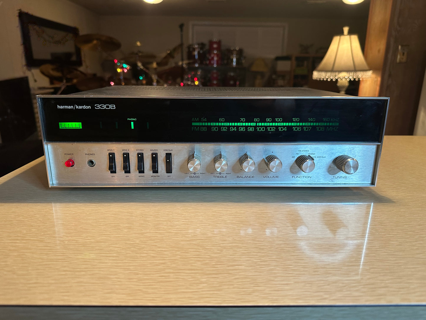 Harman Kardon 330B AM/FM Stereo Receiver, Serviced Sounds Great Very Rare 🔥🎶