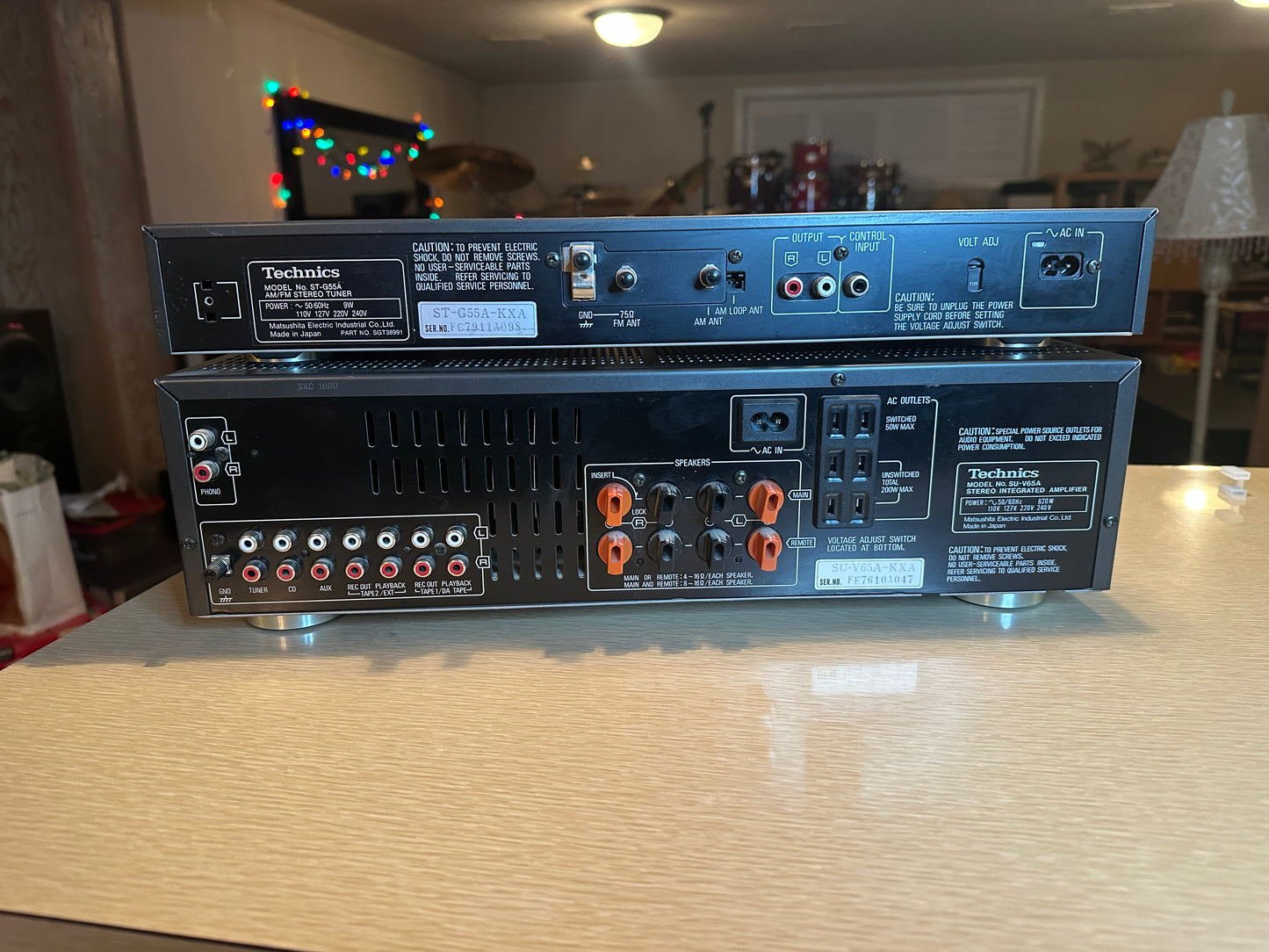 Technics SU-V65A Integrated Amplifier Class AA VC-4 + ST-G55A Tuner SERVICED