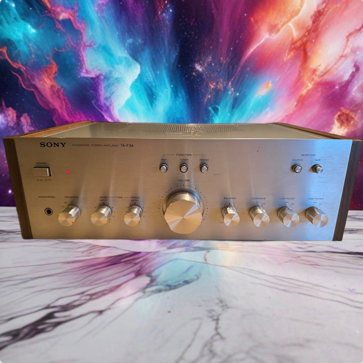 Vintage Audio Silver Sony TA-F3A Integrated Stereo Amplifier Fresh Service🎶🔥