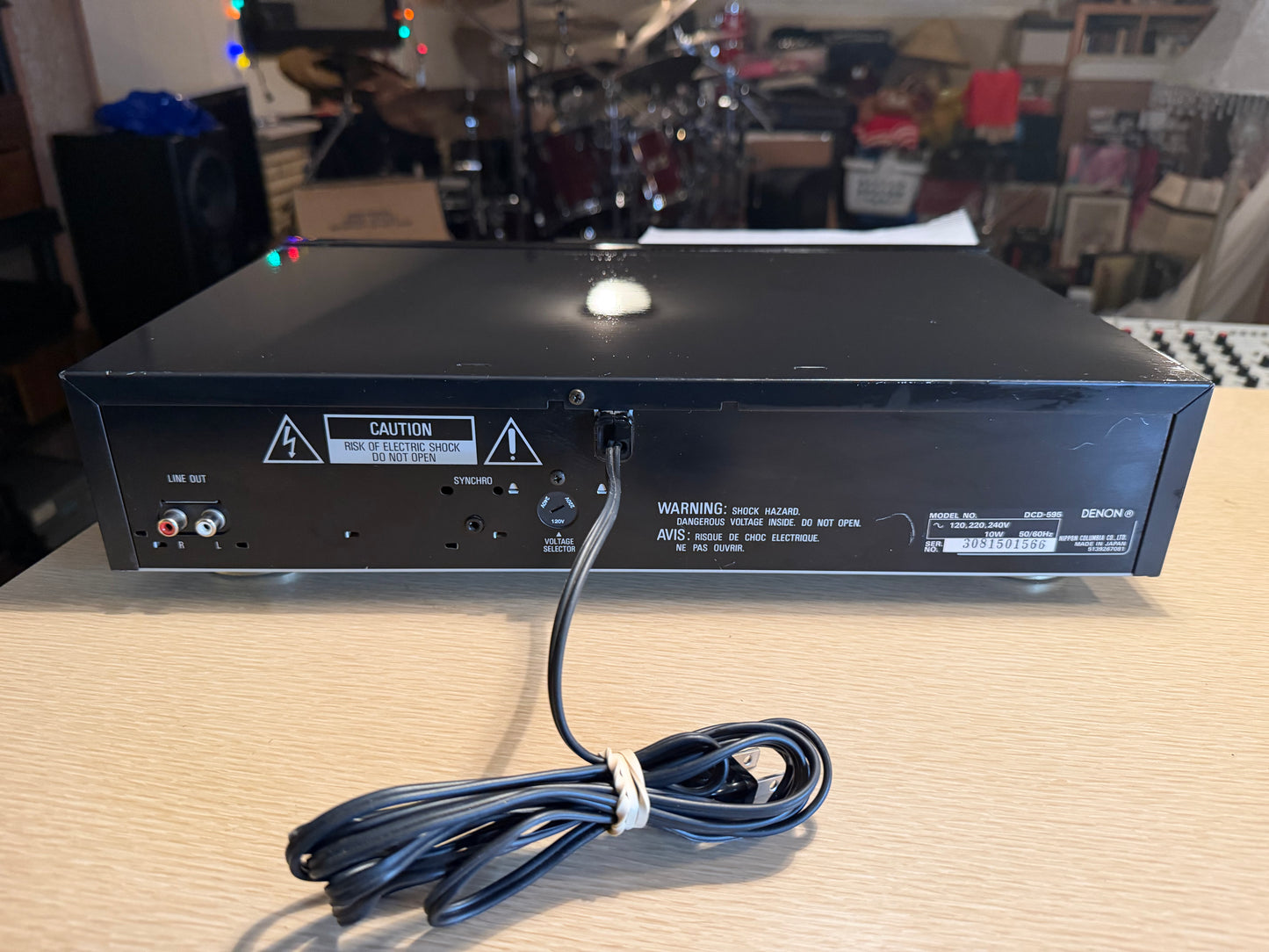Denon DCD-595 PCM Audio Technology/Compact Disc Player Full Fresh Service Beauty