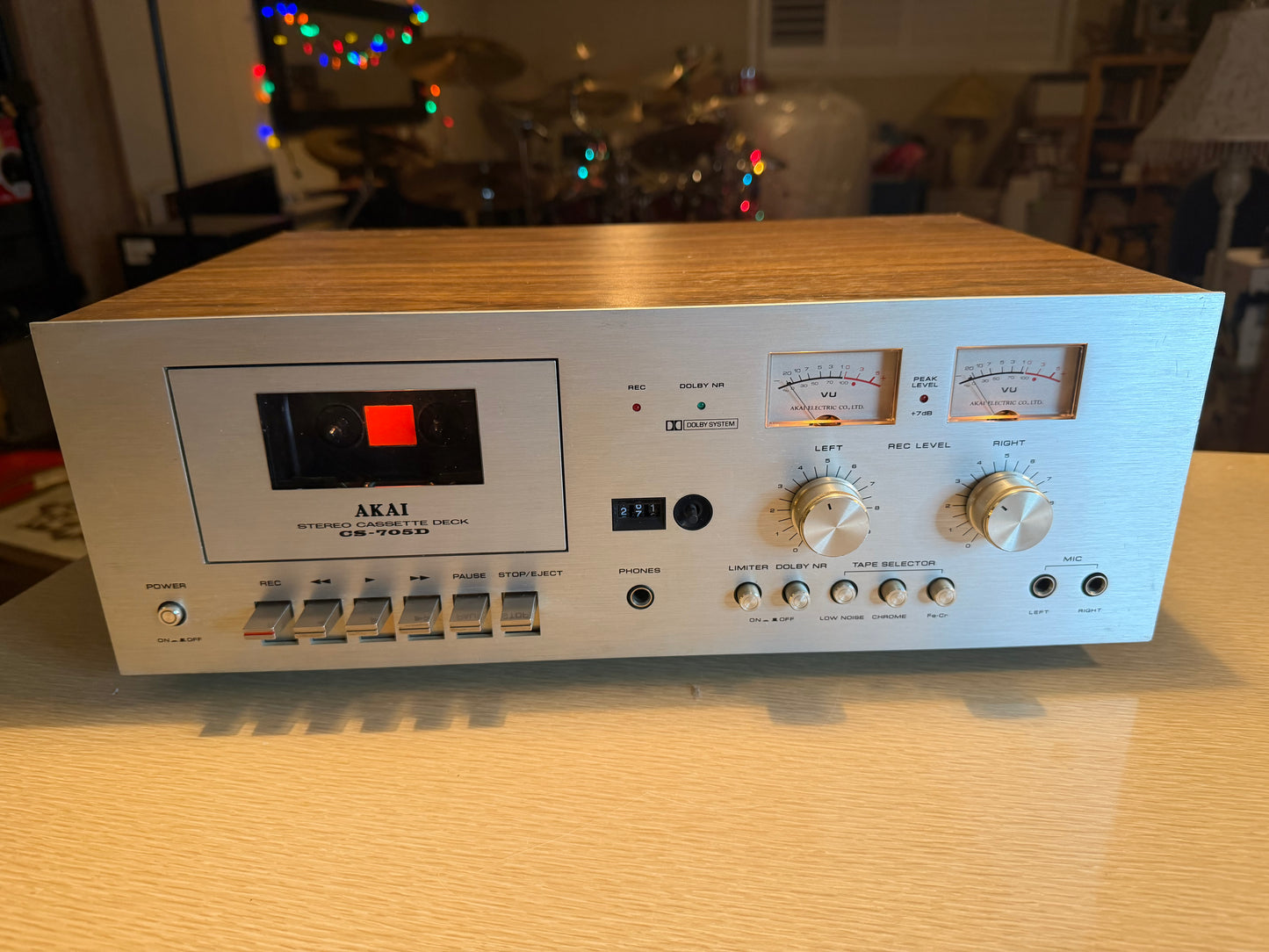 AKAI CS-705D Cassette Deck - FULL FRESH SERVICING Audiophile Candy Gem💎🔥