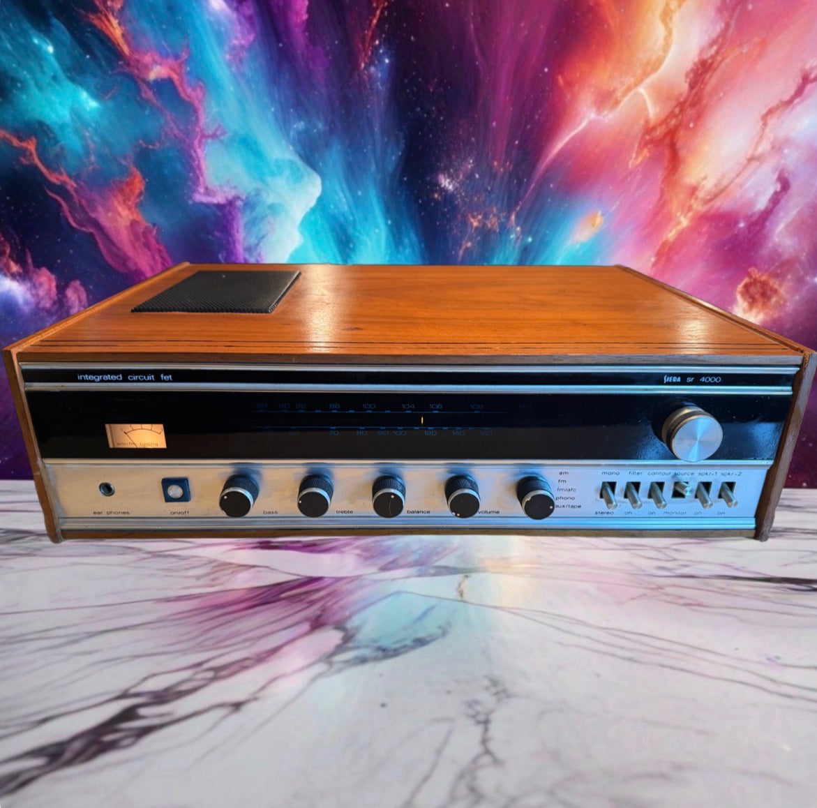 SIERA SR‑4000 Stereo Receiver • Serviced • Vintage Analog FET Extremely Rare🔥🎶
