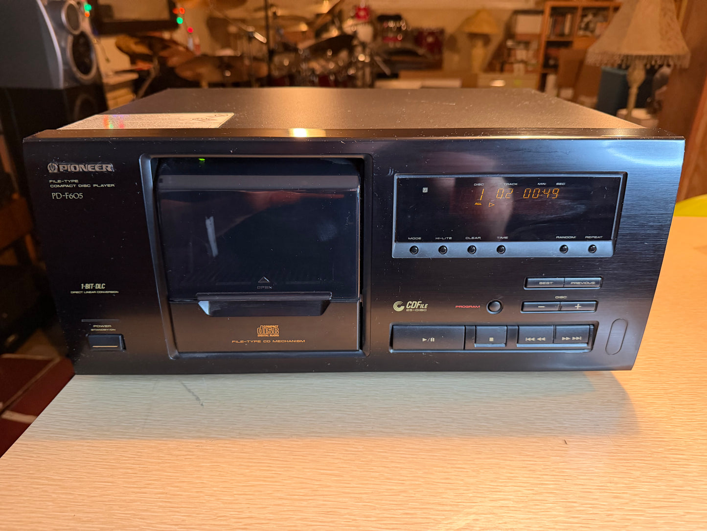 Pioneer PD-F605  File-Type 25-Disc CD Changer Player HIFI Cleaned And Serviced🎶