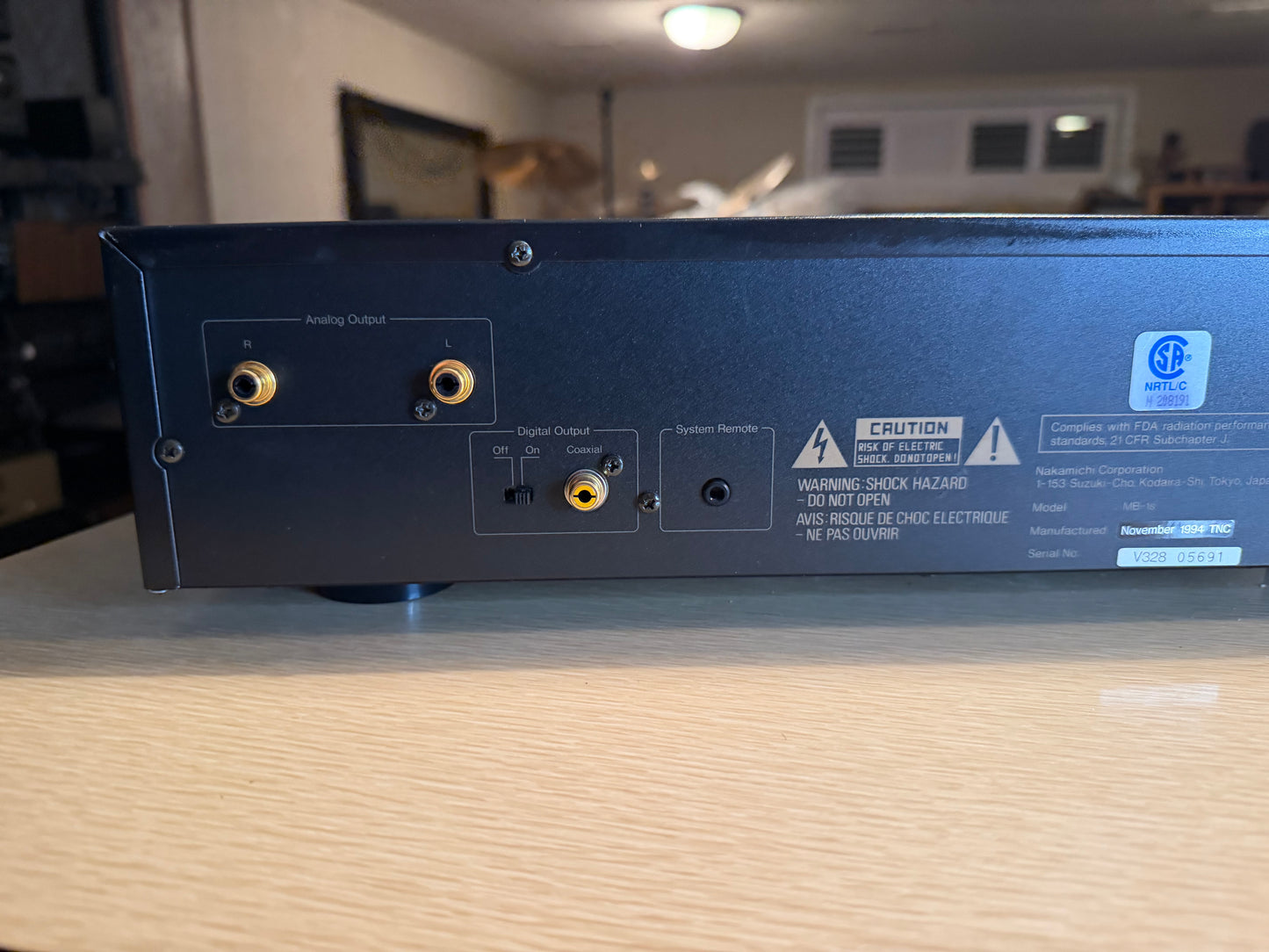RARE Nakamichi MB-1 Musicbank CD Player Very High Fidelity Tested Sounds Great🎶