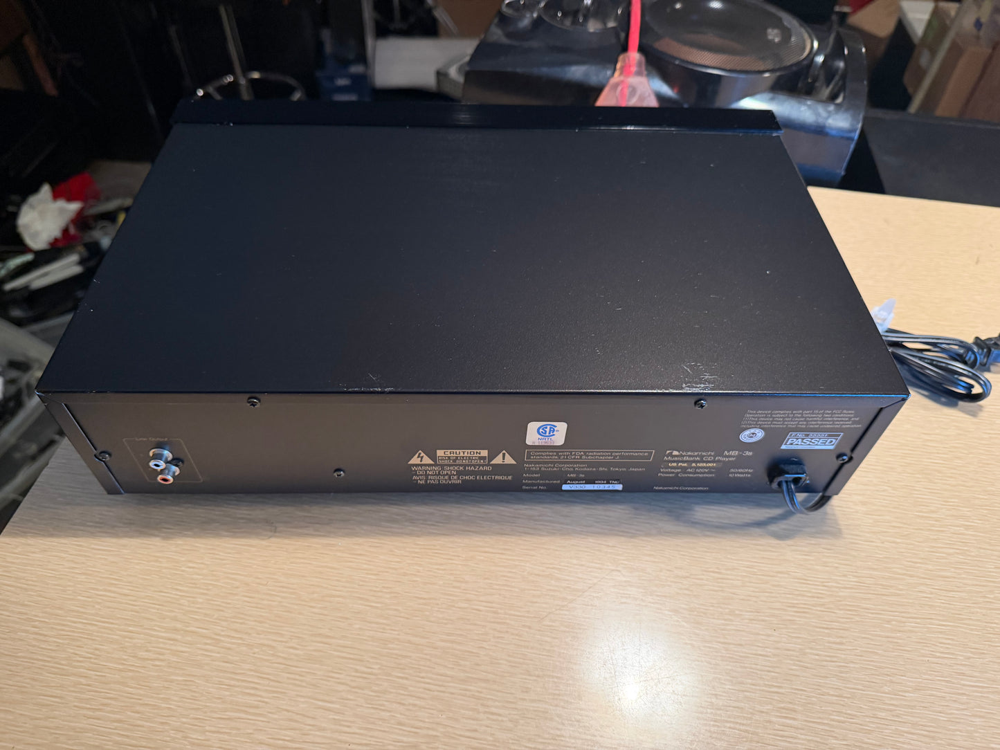 Vintage 1994 Nakamichi MB-3S Music Bank 7 Disc Cd Player FULL FRESH Service Rare