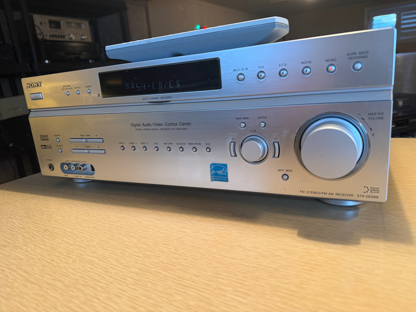 Sony STR-DE698 Digital AV Control Receiver Phono RDS 6 Ch Fresh Service 90WPC🔥