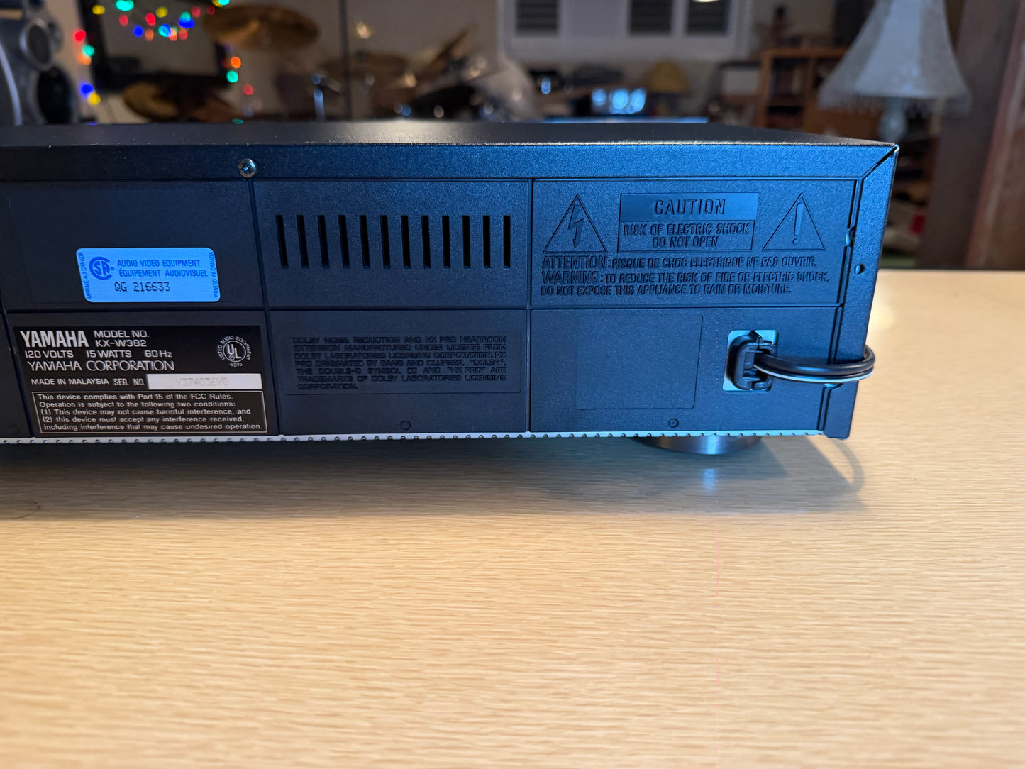Yamaha KX-W382 Dual Cassette Deck Recorder FRESH SERVICING Near Mint Beauty 🎶💎