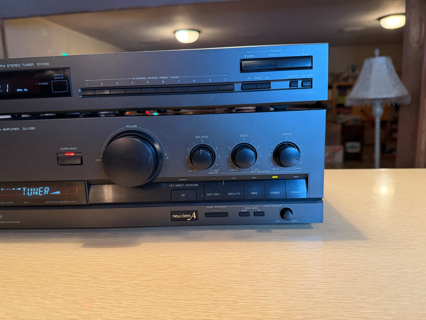 Technics SU-G90 Stereo Integrated Amplifier HiFi + ST-K50 Tuner Freshly Serviced