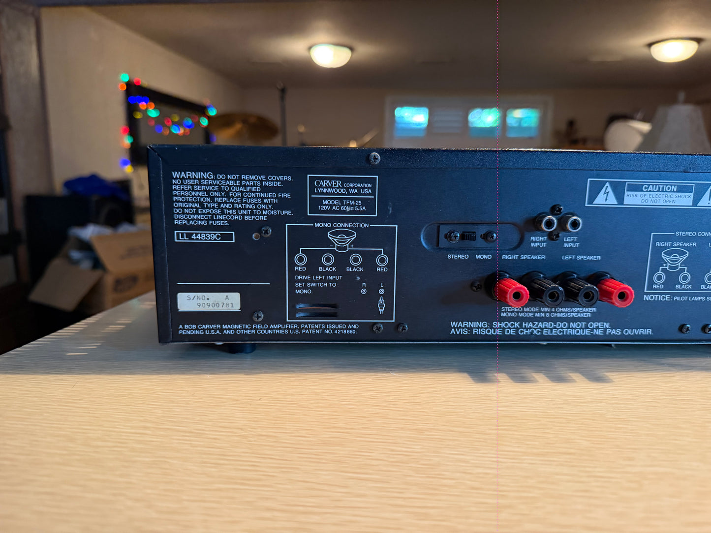 Carver TFM-25 Power Amplifier – Fresh Recap Full Fresh Service 225 WPC Beast🎶🔥