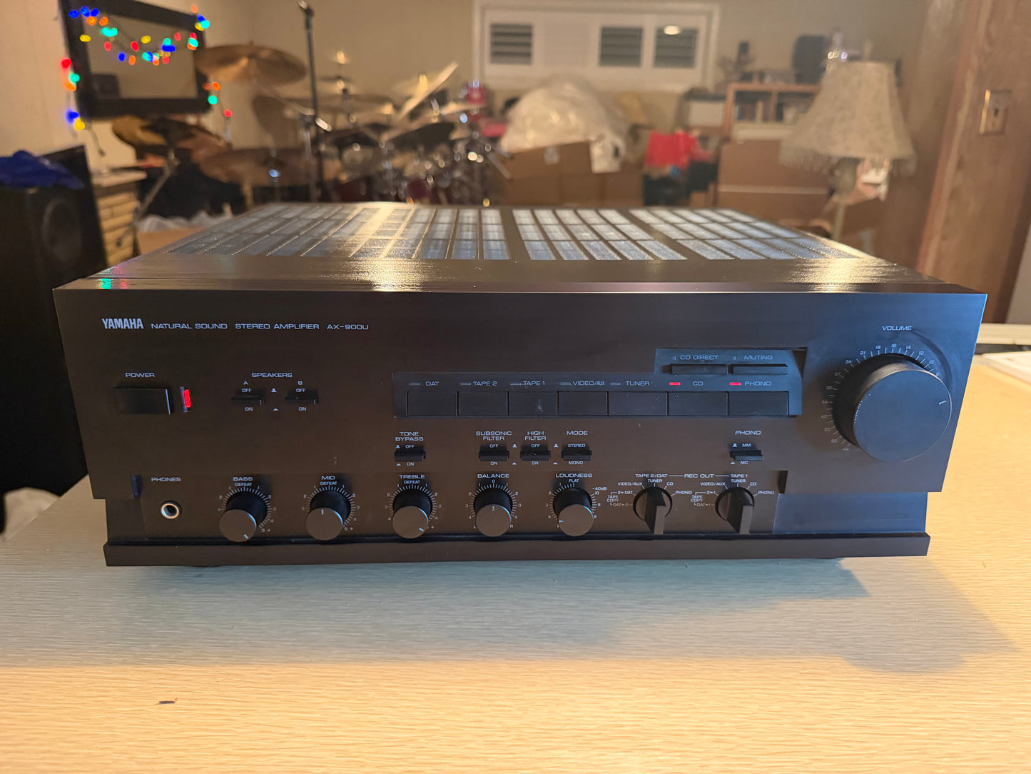 YAMAHA AX-900U Integrated Amplifier Full Fresh Service 130 WPC Near Mint Beast🔥