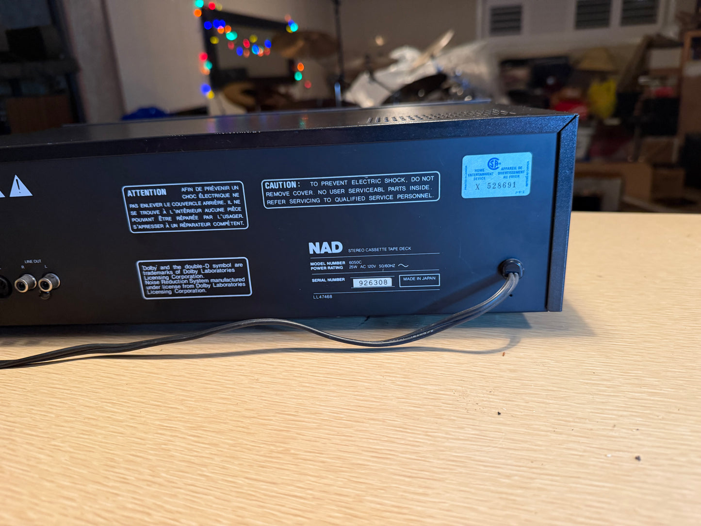 NAD 6050C High Fidelity Audiophile Cassette Deck Near Mint Fresh Servicing🔥🎶