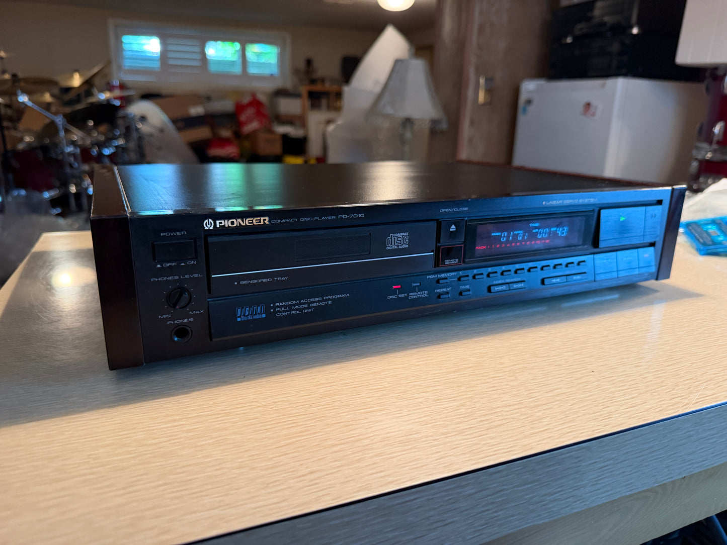 PIONEER PD-7010 COMPACT DISC CD PLAYER  Analog Sound Near Mint Serviced V Rare🔥