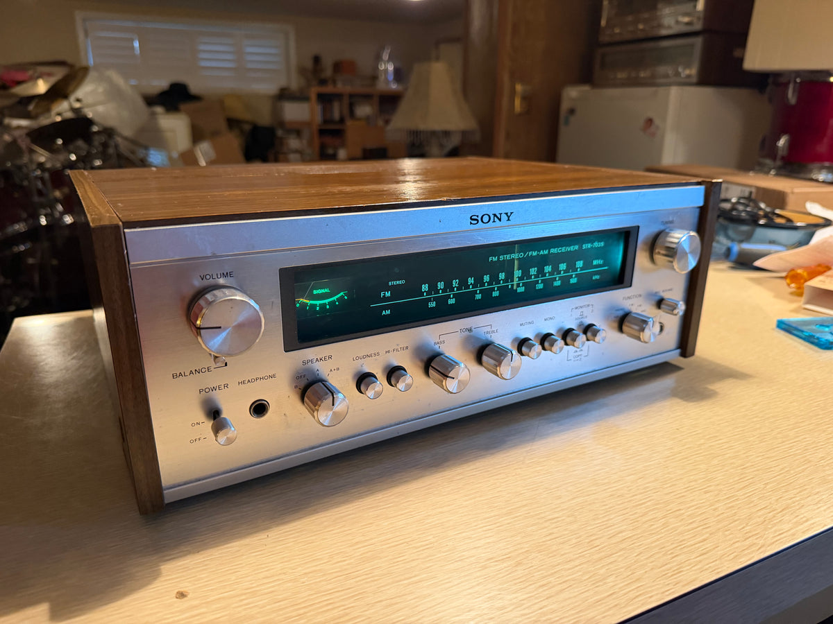 SONY STR-7035 Vintage FM/AM Stereo Receiver Fresh Professional Service Receipt✅