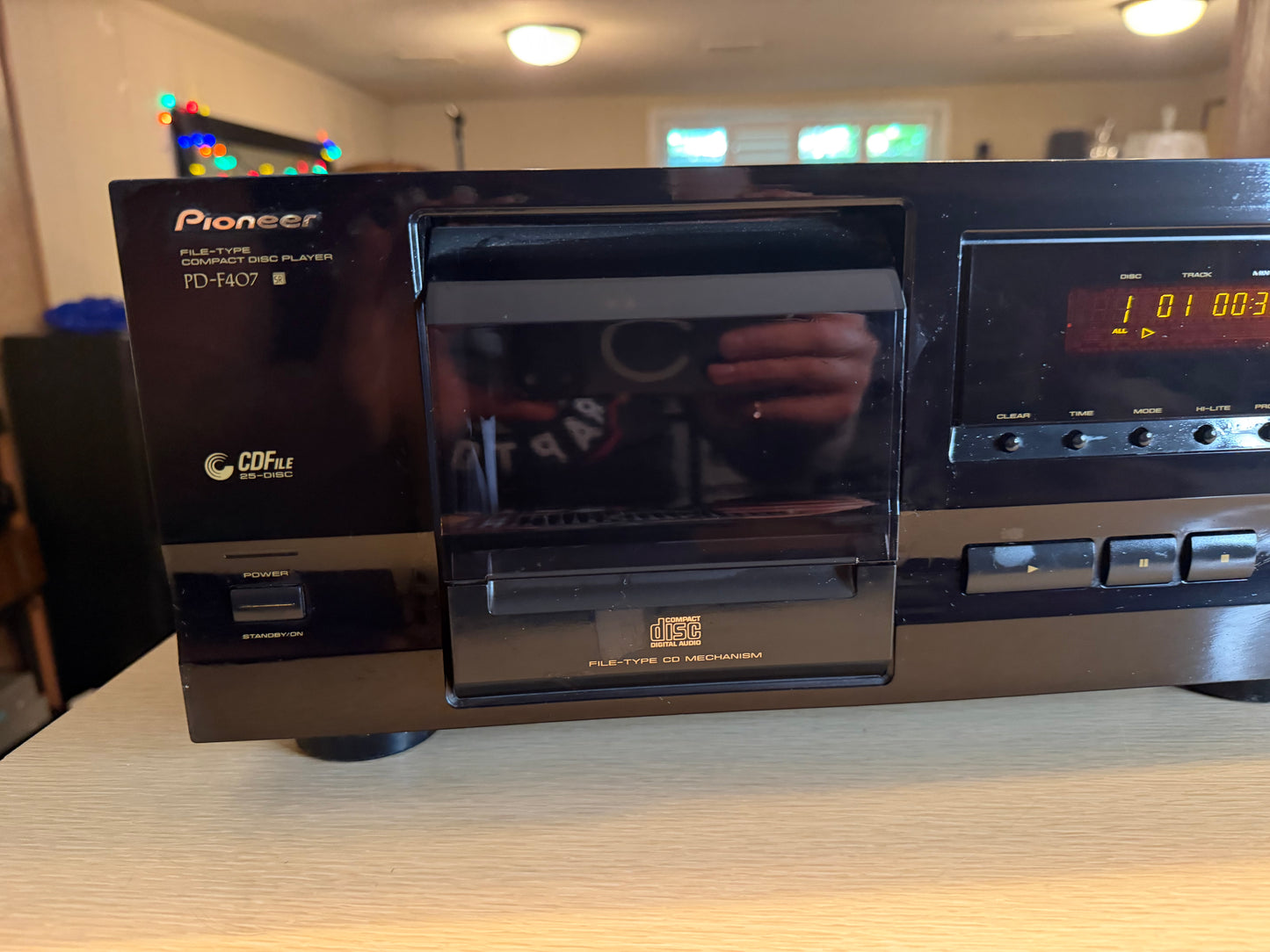 Pioneer PD-F407 25-Disc CD File Changer Player Serviced Tested works Smooth🔥🎶