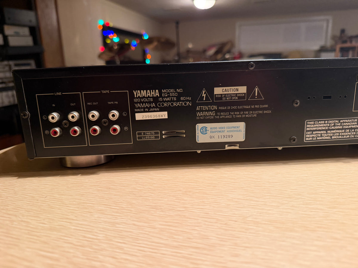 Vintage Yamaha EQ-550 Graphic Equalizer Natural Sound Japan - Fresh Service 🔥🎶