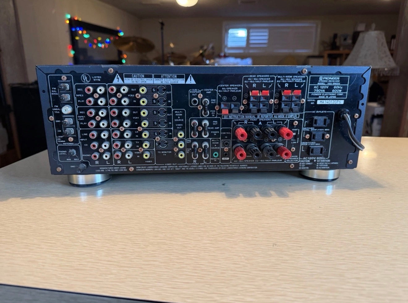 Pioneer VSX-9900s MONSTER Stereo Receiver Dolby Surround FRESH SERVICE 125WPC🔥