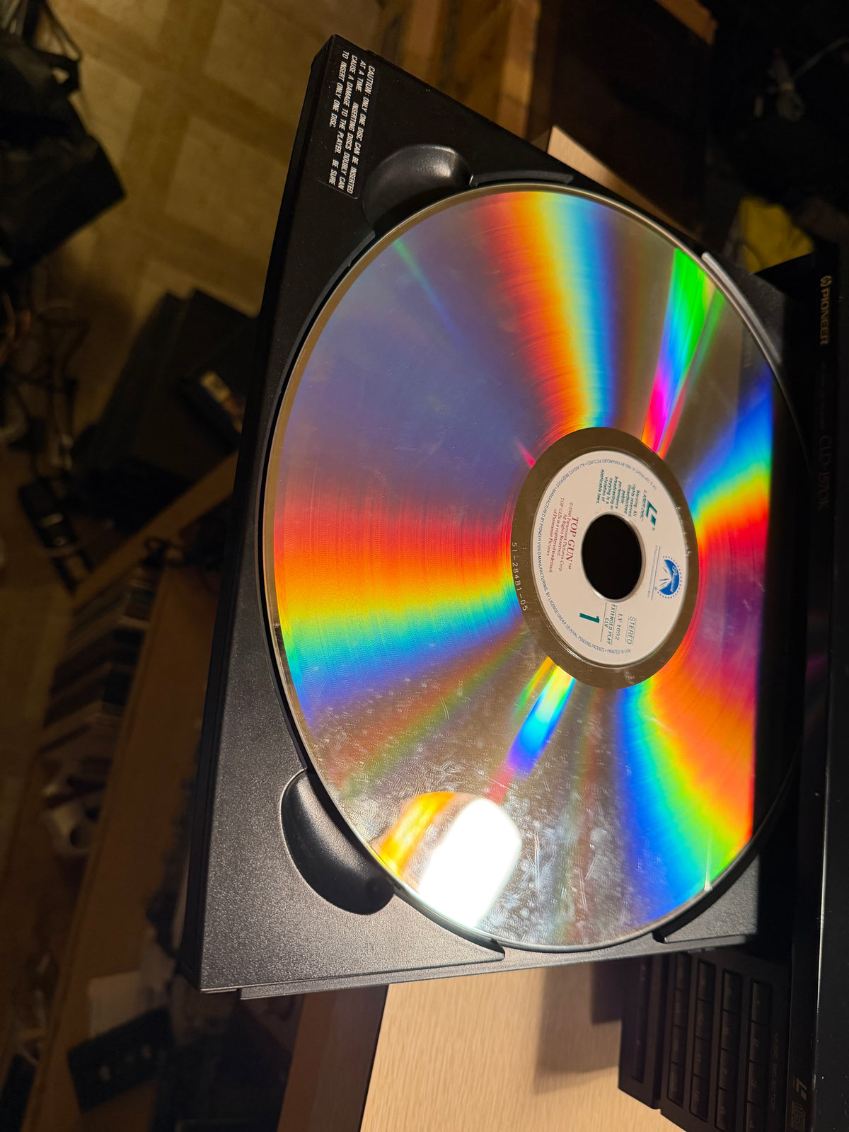 Pioneer CLD-1570k Compact Disc Laserdisc Player  Works Great Very Rare Model🔥