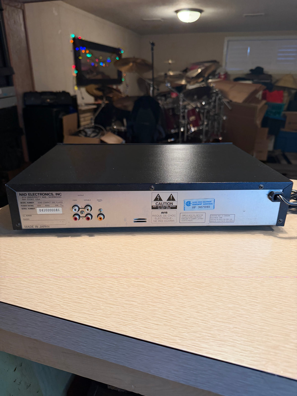 NAD Compact Disc Player 5340 High Fidelity Full Fresh Service V Rare Beauty🎶🔥