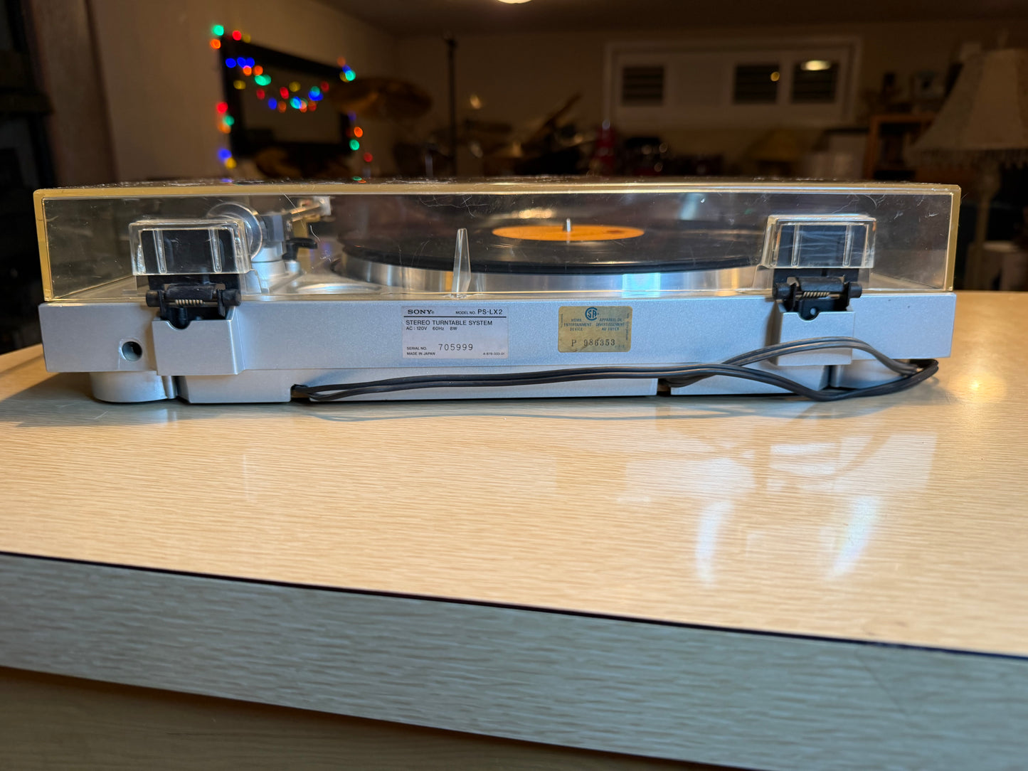 Vintage Sony PS-LX2 Direct Drive Turntable W/ Nice Premier Cartridge SERVICED🎶