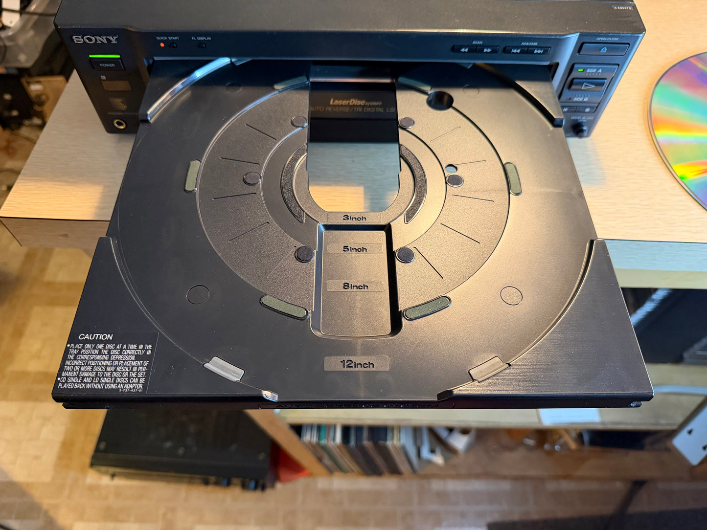 Sony MDP-600 CD CDV LD Laserdisc Player Fresh Professional Servicing W/ Receipt!
