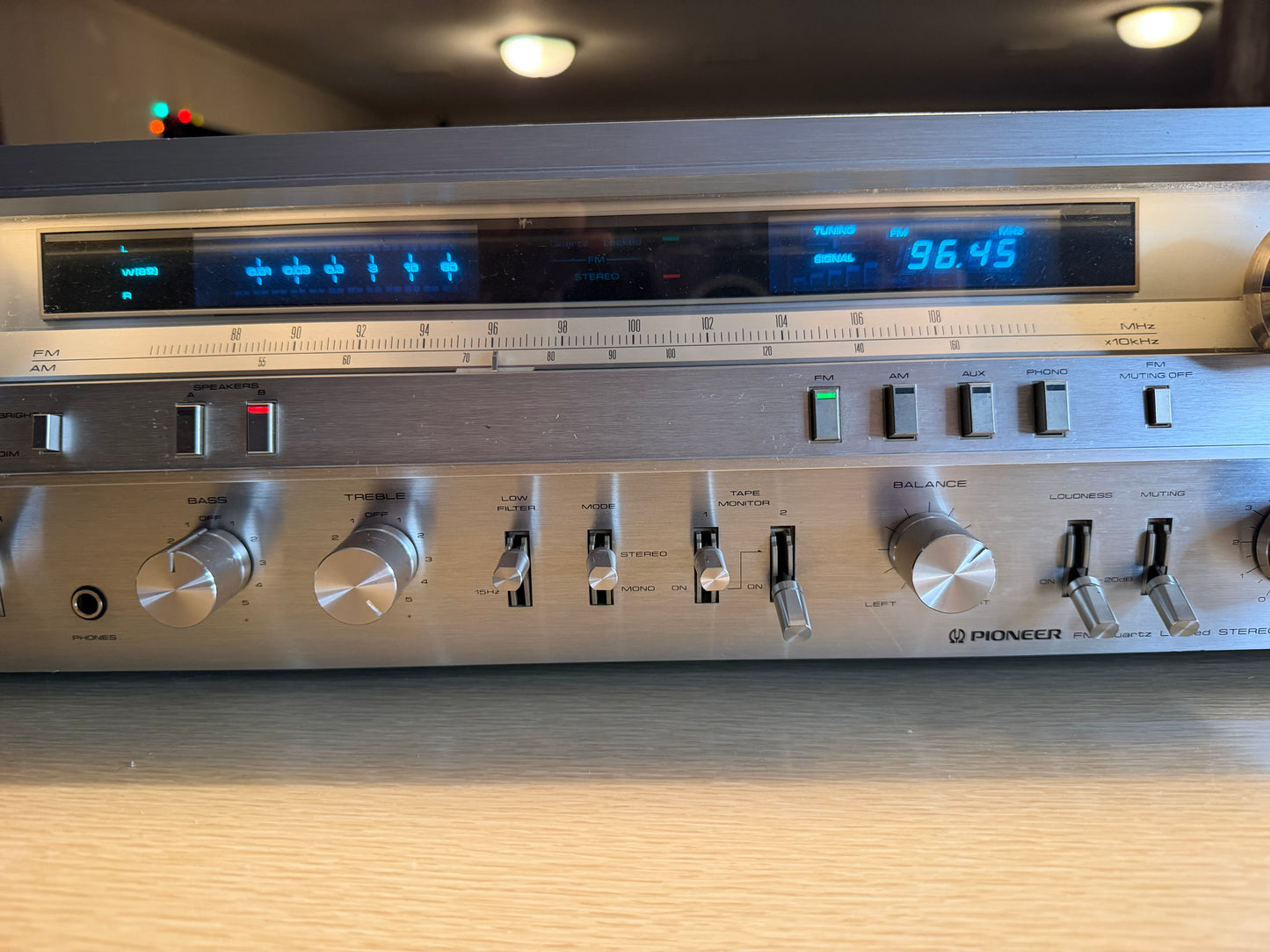 Vintage Pioneer SX-3800 Receiver Amplifier Beautiful Shape Full FRESH Servicing!