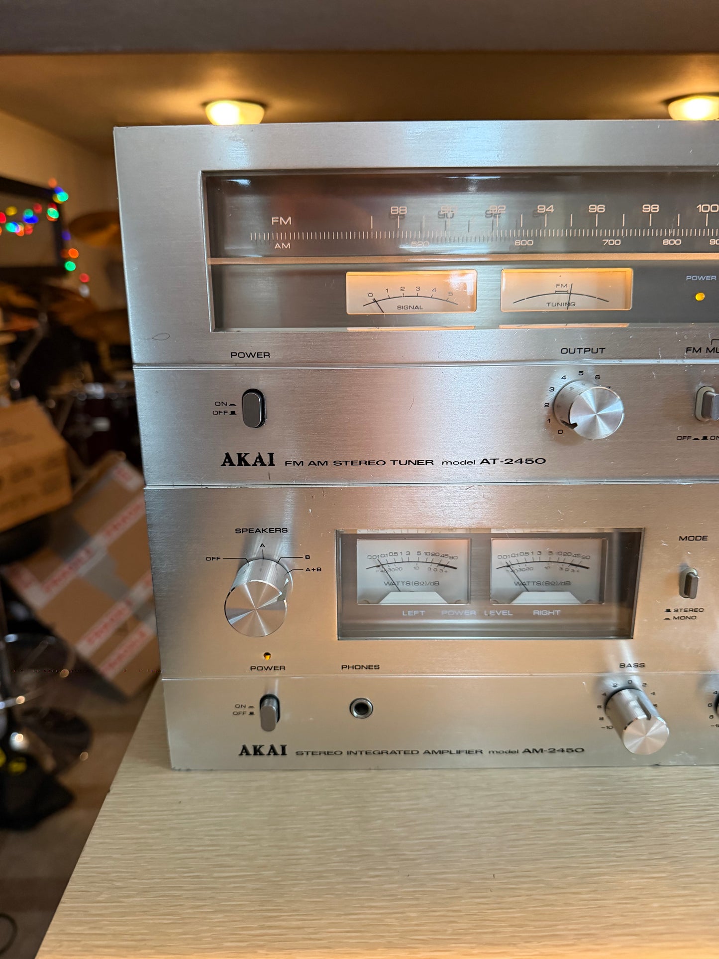AKAI - AM-2450 Amplifier & AT-2450 Fully Serviced And Fully Operational Beauty🔥