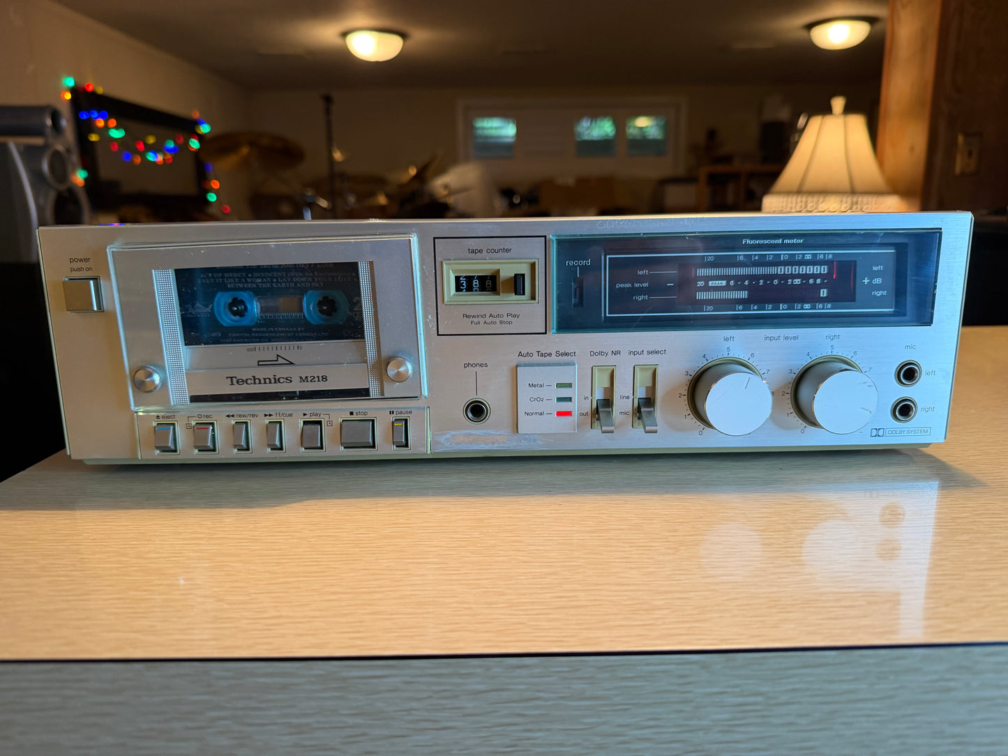 Technics RS-M218 Cassette Tape Deck Player  (SERVICED) High Fidelity Rare🎶🔥