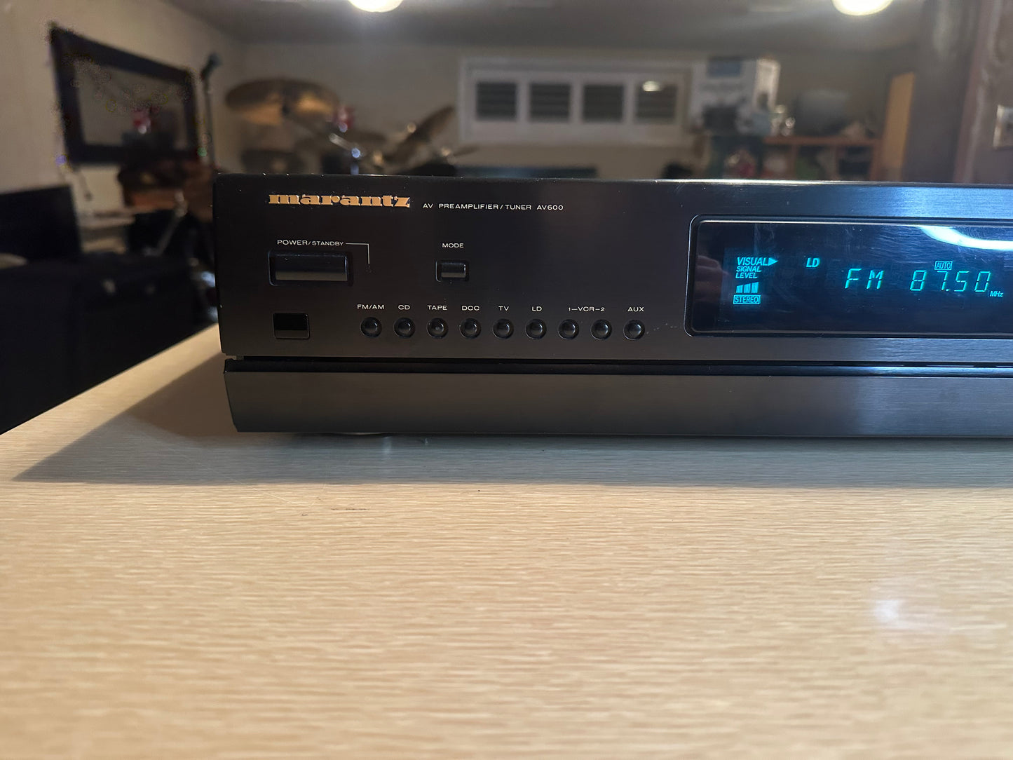 VTG MARANTZ PREAMPLIFIER /TUNER MODEL AV 600 Fully Serviced Very Rare Audiophile