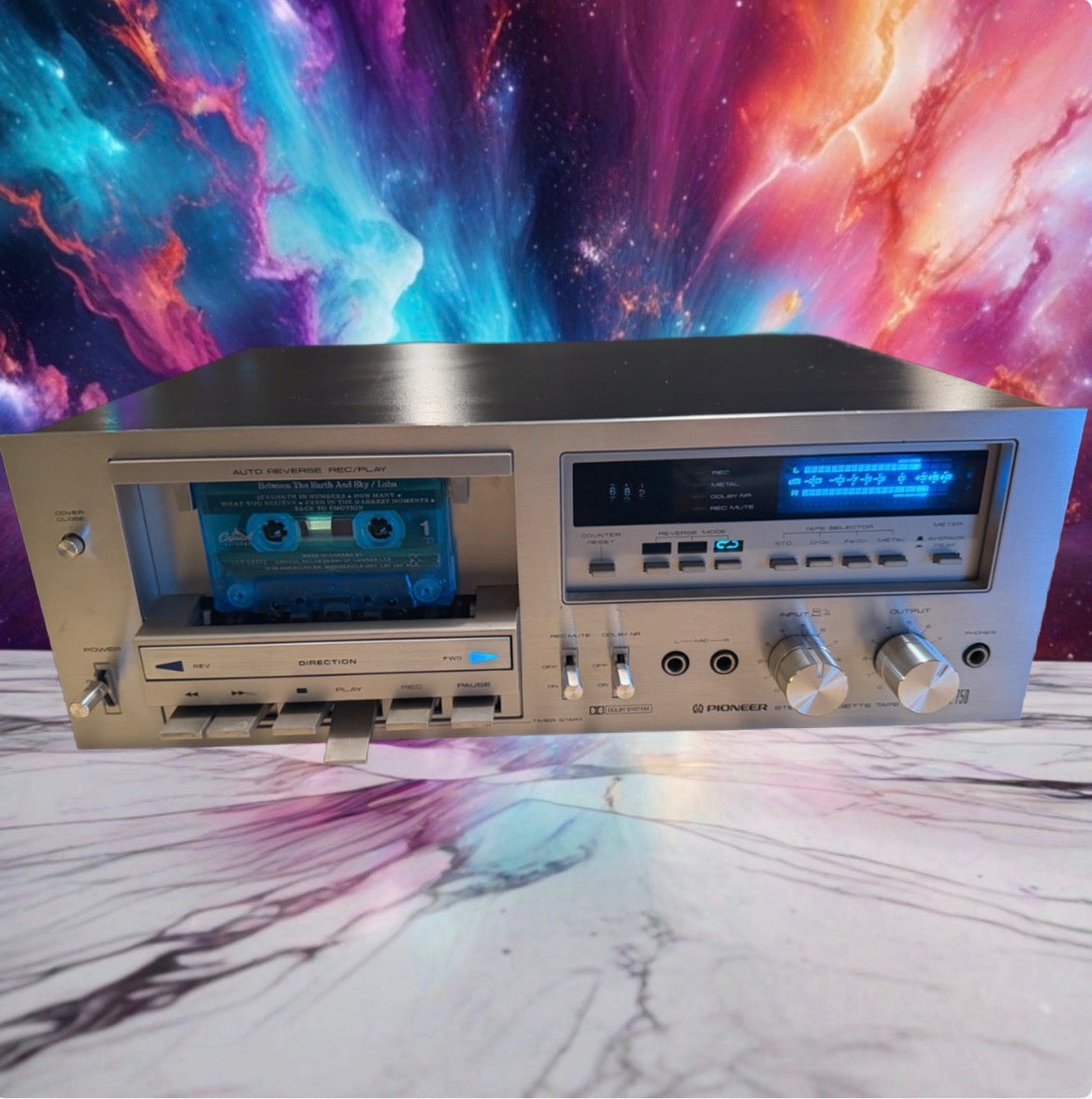 Pioneer CT-F750 Vintage Tape Deck Tested 5 New Belts! Cleaned, Lubed, Serviced🎶