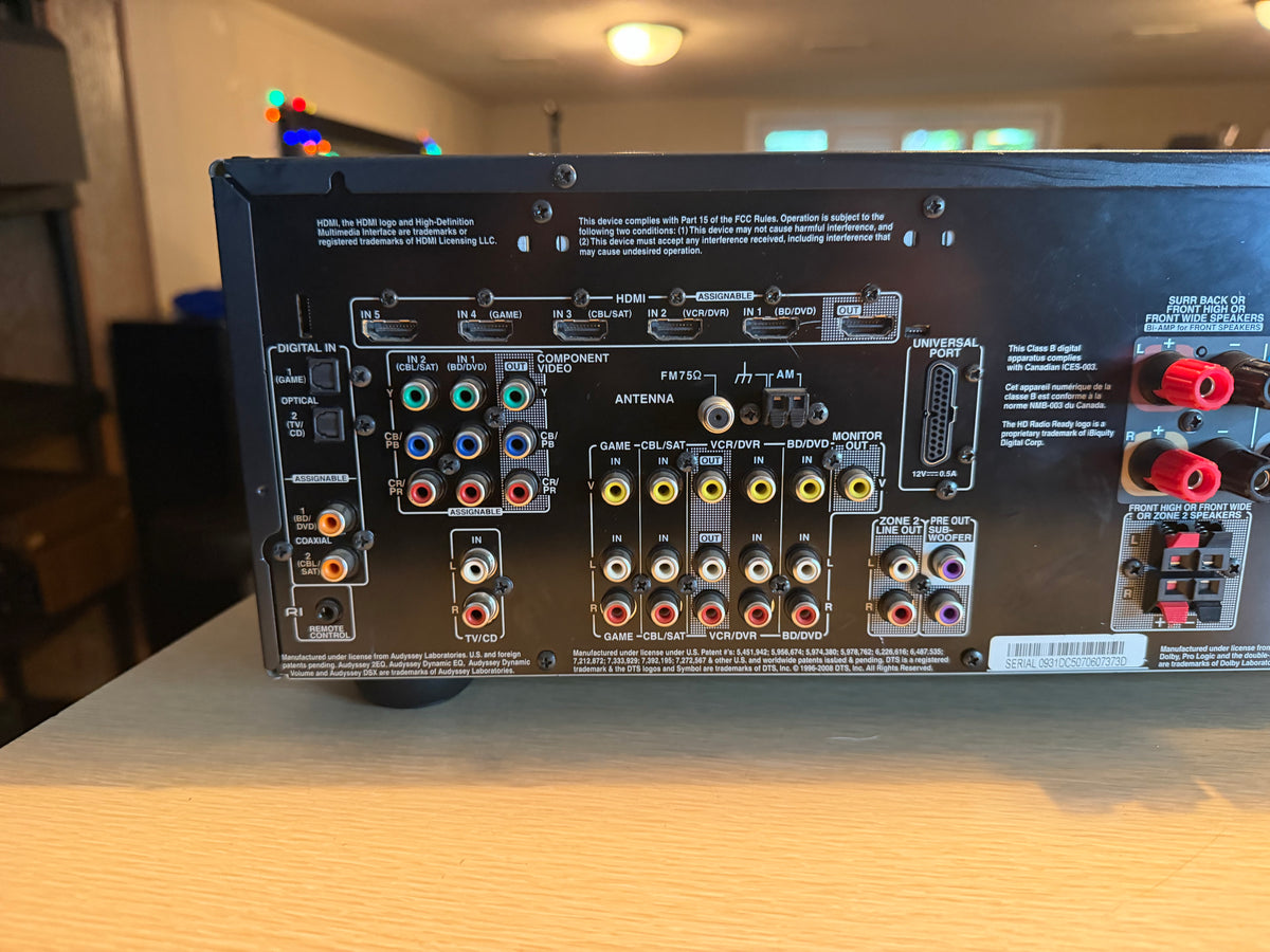 Onkyo HT-RC260 7.2 Ch HDMI Home Theater Surround Sound Receiver Remote Bundle🔥