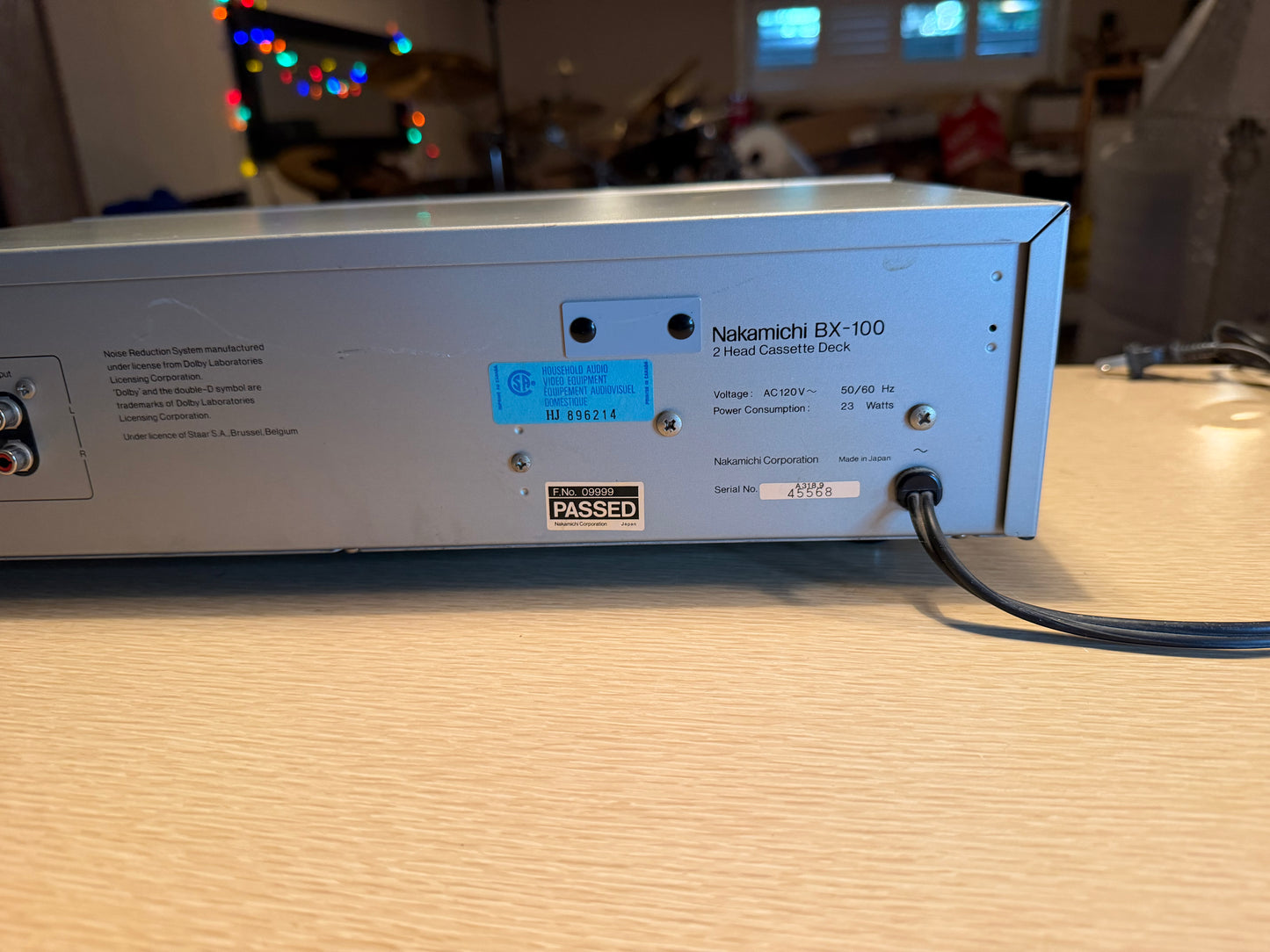 Nakamichi BX-100 Cassette Deck...GEAR Drive!...OEM Box...Pro Serviced! Beauty✅
