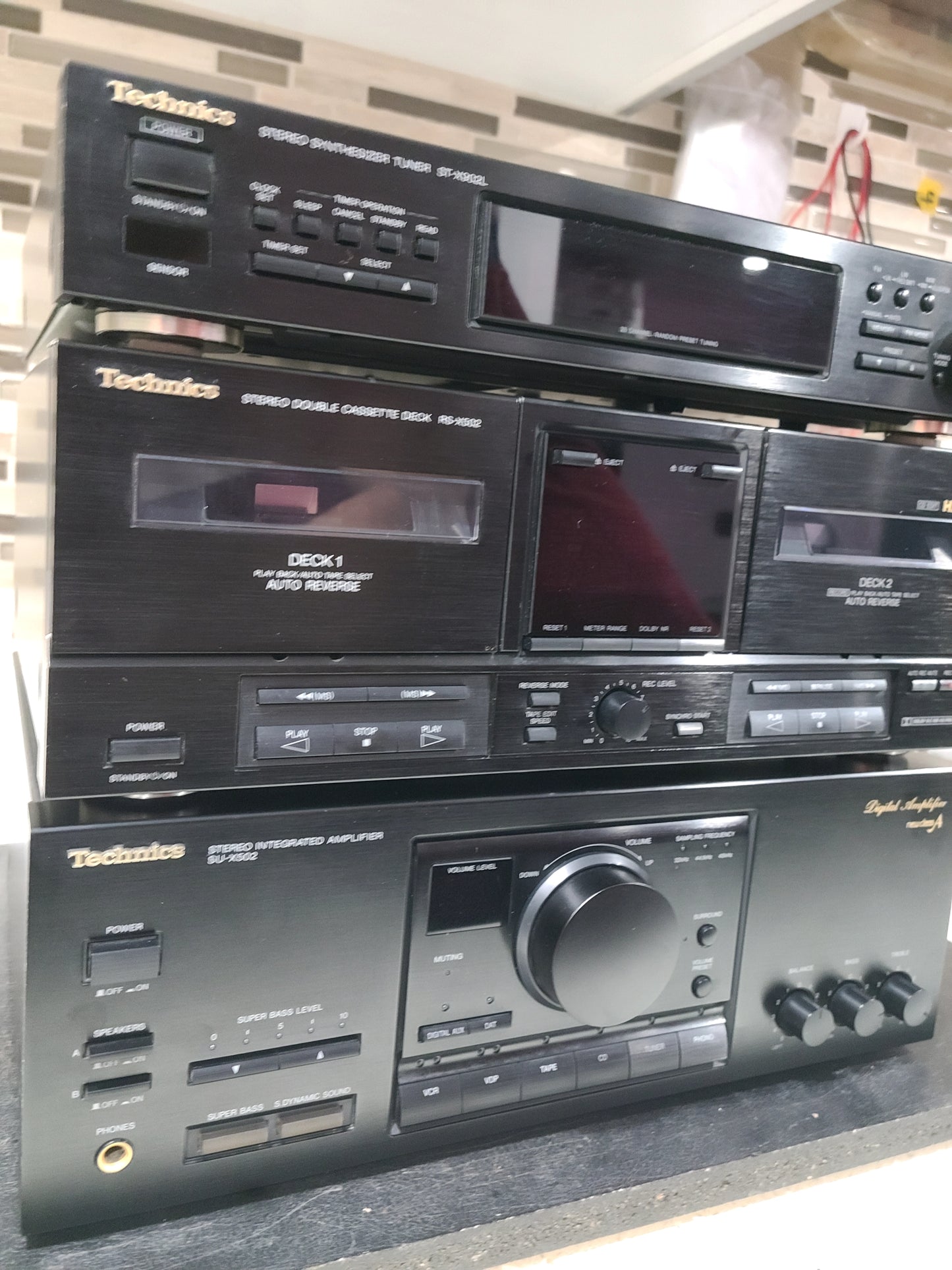 Technics Vintage Stack System SU-X502D Fully Working Rare Hifi Separates