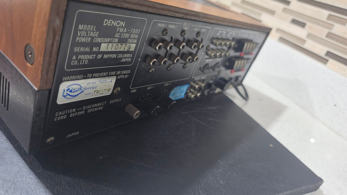 Vintage Denon PMA-700Z Integrated Amplifier – Fully Serviced & Recapped