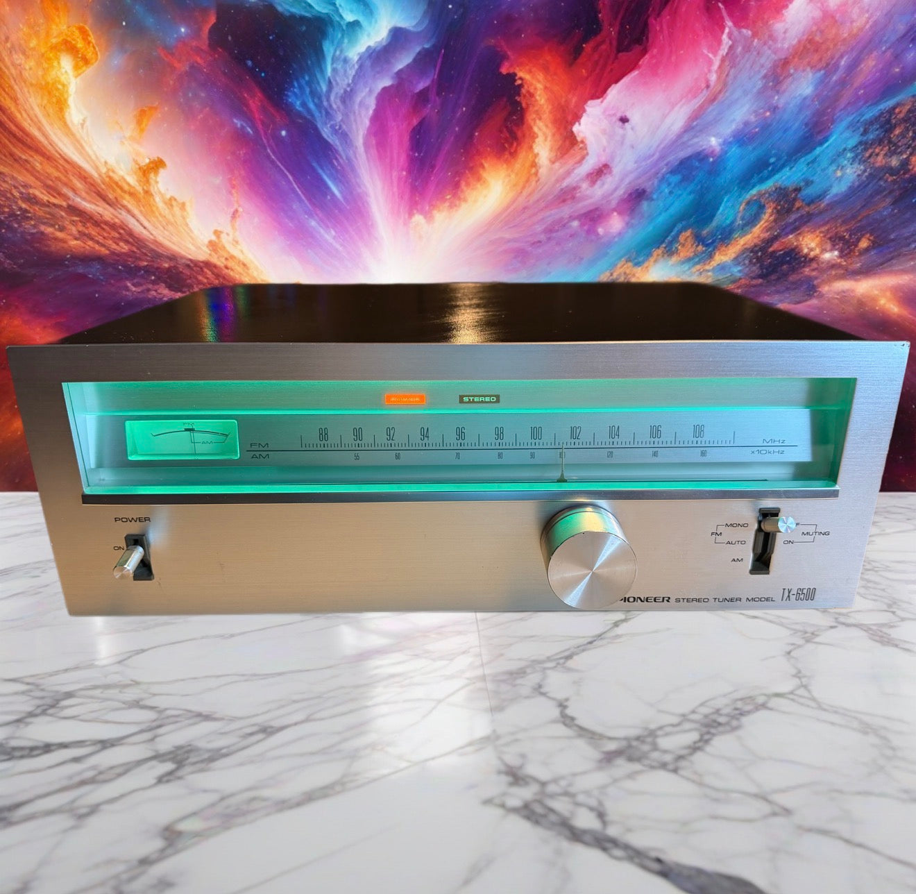 Vintage Pioneer TX-6500 ~ AM/FM Stereo Tuner- LED UPGRADE SERVICED NEAR MINT🔥