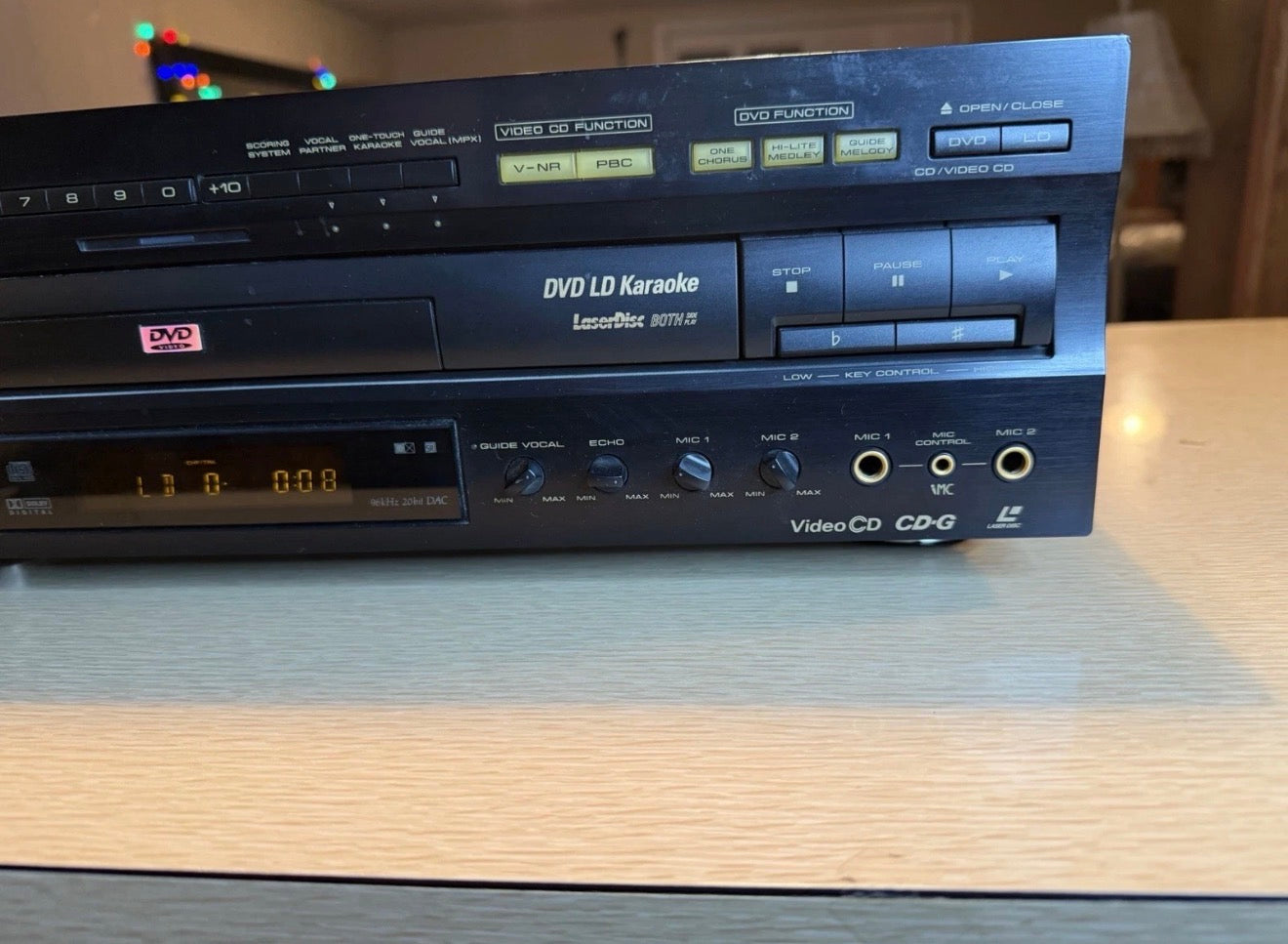 PIONEER LASER DISC DVL-V888 DVD VIDEO CD LD PLAYER KARAOKE TESTED W/ Remote