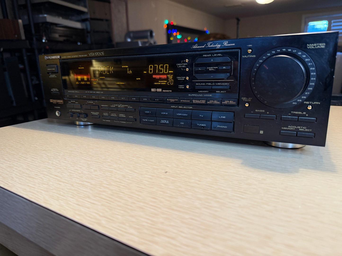 Pioneer VSX-5700S Audio / Video Stereo Receiver 105 WPC TANK Serviced V Rare🔥
