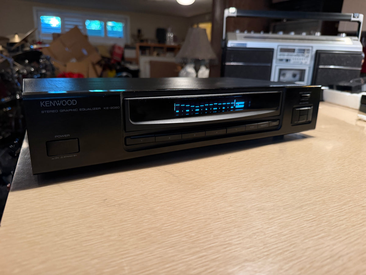 Vintage Kenwood KE-2060 7 Bands Graphic Equalizer Serviced Works Perfectly Rare!
