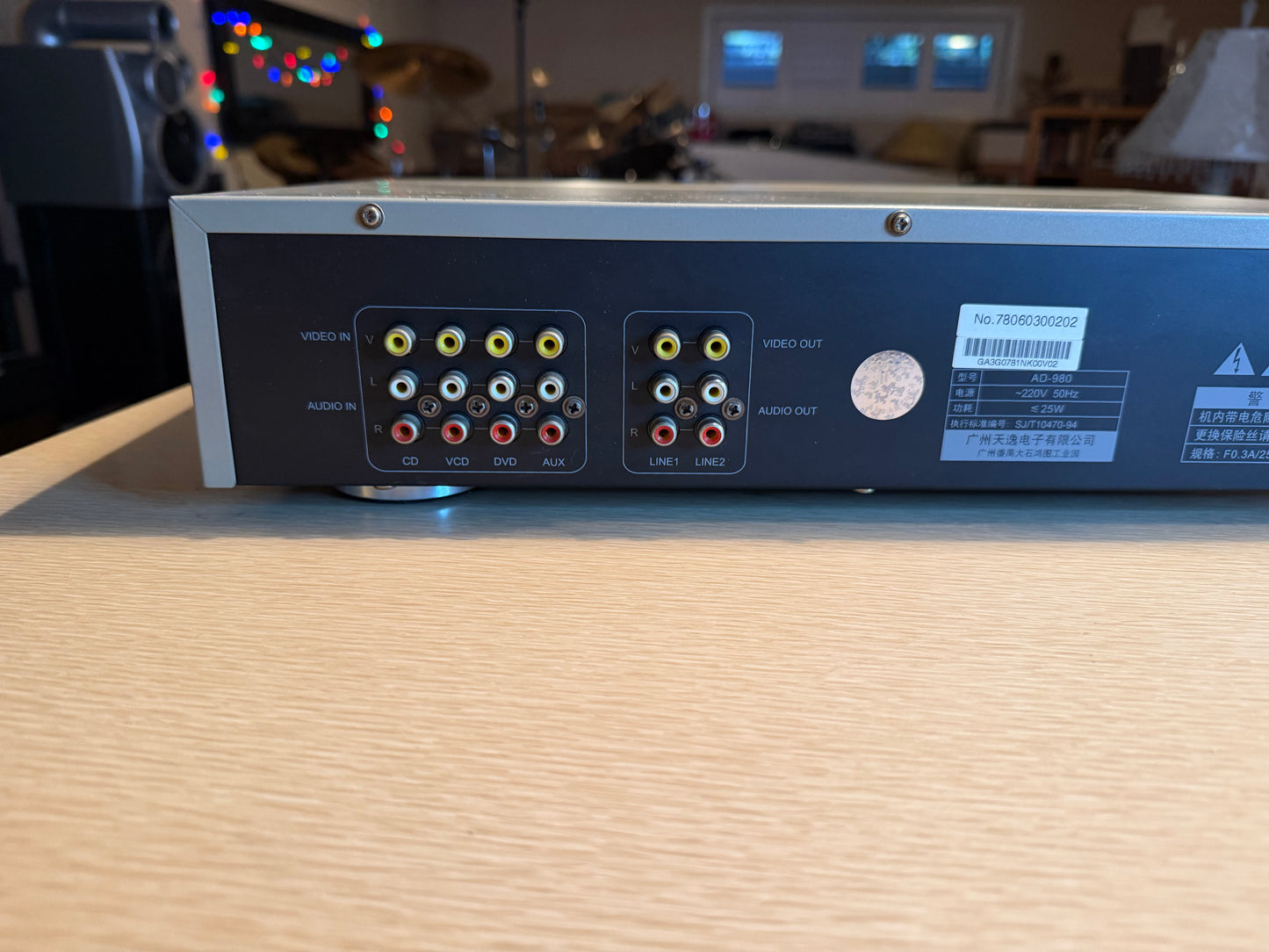 Very Rare Winner AD-980 Super Digital Karaoke Pre-Amplifier Gold Serviced