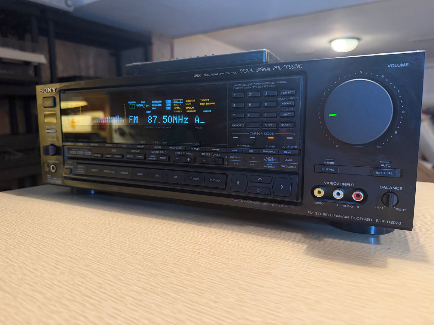 Sony STR‑D2020 Near‑Mint Receiver w/ Built‑In Equalizer Fresh Service 130WPC