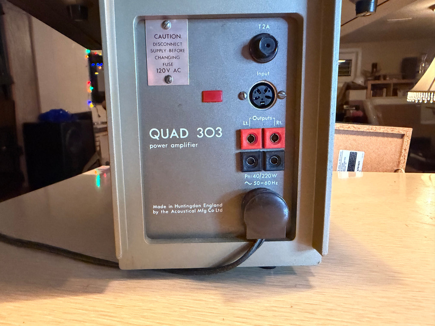 Quad 33 Control Unit + Quad FM 2 Stereo Tuner + Quad 303 Power Amp Serviced Rare